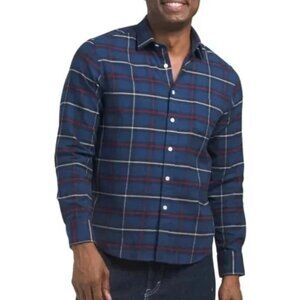 New UNTUCKIT Andes Regular Fit Flannel Button Down Shirt Size Large
